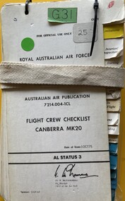 Manual (item) - (SP) AAP 7214.004-1CL Canberra Mk20 Flight Crew Check List