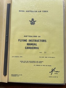 Manual (item) - (SP) AAP 7214.006-14 Flying Instructors Manual Canberra