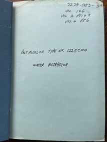 Manual (item) - (SP) AAP 7278.083-3M Normalair Overhaul Manual for Water Extractor Part No.1225C000 Publication No.764