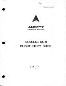 Manual (item) - (SP) ANSETT - Douglas DC9 Flight Study Guide - 1979 Version