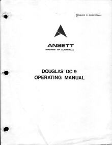 Manual (item) - (SP) Douglas DC9 Operating Manual