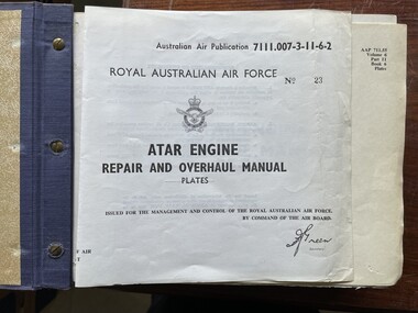 Manual - (SP) AAP 7111.007-3-11-6-2 RAAF Pub 711:55 CAC ATAR Turbojet engine 09 C 09c006 part 11 Accessories book 1 overhaul manual repair