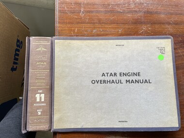 Manual (item) - (SP) AAP 711:55 CAC Collection - ATAR Engine Overhaul Manual Vol.6 Part II Book 5 Plates