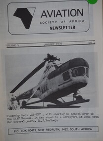 Aviation Society of Africa Newsletter: Jan 78 - Dec 78: Journal of the Aviation Society of Africa
