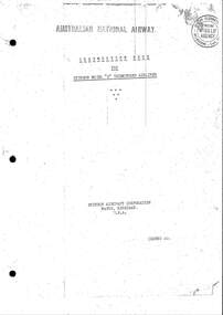 Manual (Item) - (SP) Stinson Model "A" Trimotor - Instruction Manual