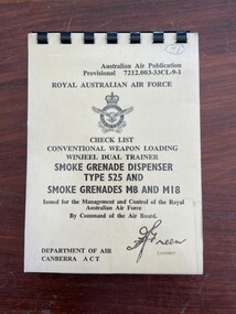 Document (Item) - (SP) AAP 7212.003-33CL-9-1 Smoke grenade dispenser Type 525 and smoke grenades M8 and M18