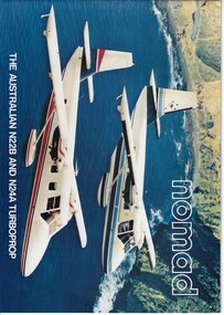 Booklet (Item) - GAF Nomad promotional material, Nomad The Australian N22B and N24A Turboprop