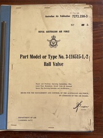 Document - (SP) AAP 7272.250-3 Part Model or Type No.3-116515-1,-2 Ball Valve