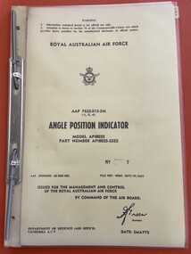 Manual (Item) - (SP) AAP RAAF Pub 782.27 Radio Set Type AF/VRC-801 (A and B) Vol 1 General and Technical Information