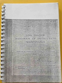 Manual (Item) - (SP) AAP 491 Link Trainer Hand-Book of Instructions Maintenance Type D-2 Instrument and Radio