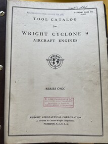 Manual (Item) - (SP) Wright Cyclone 9 - Tool Catalog