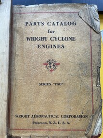 Manual (Item) - (SP) Wright Cyclone Aircraft Engines Parts Catalog F50 series