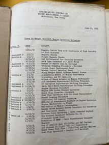 Manual (Item) - (SP) Wright Engine Operation Bulletins