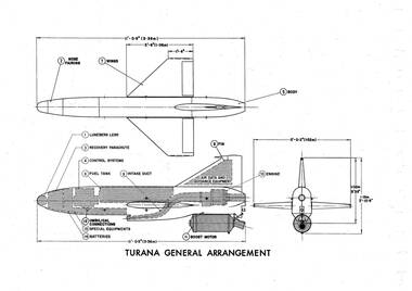 Document (item) - GAF Turana - General Arrangement Plans - dimensions and components (3 scales - numerous copies of each), GAF Turana - General Arrangement Photo Copy Of Plans