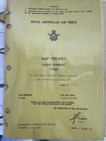 Manual (Item) - (SP) AAP 7211.012-1 Flight Manual C-130E