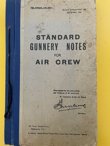 Manual (Item) - (SP) AAP RAAF Pub 350 Standard Gunnery Notes for Air Crew