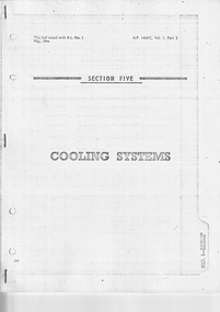 Document (Item) - AP 1464C Vol 1 Pt 2 Cooling Systems