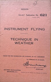 Manual (Item) - (SP) AAP 621 Instrument Flying Technique in Weather