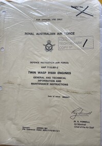 Manual (Item) - (SP) AAP 7110.001-2 Twin Wasp R1830 Engines General and Technical Information and Maintenance Instructions