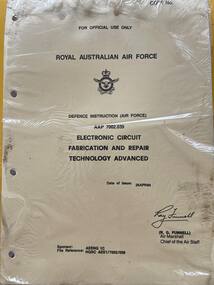 Document - (SP) AAP 7002.039 Electronic Circuit Fabrication and Repair Technology Advanced Defence Instruction