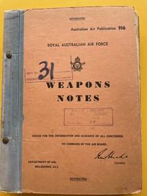 Manual (Item) - (SP) AAP RAAF Pub 916 Weapon Notes