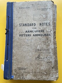 Manual (Item) - (SP) AAP RAAF Pub 296 August 1943 Standard Notes for Armourers Fitters Armourer