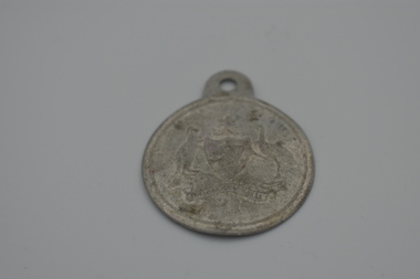 Medal (Item) - Australian  WW1 Identity Disc No.4655 A.L Bacon 24th Battalion AIF