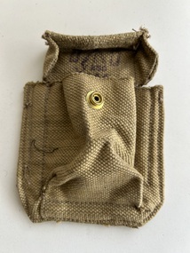 Uniform (Item) - Pattern 37 Pistol Ammunition Pouch. Stamped 1944