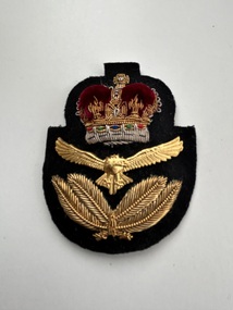 Badge (Item) - RAAF Senior Officers Bullion Hat Badge
