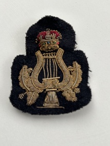Badge (Item) - RAAF Musician Bullion Cloth Badge 5 x 6.5cm