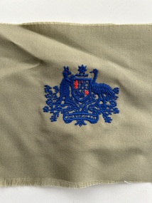Uniform (Item) - RAAF Warrant Officer Rank Sleeve Patch  Embroidered On Khaki