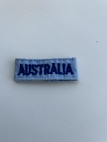 Uniform (Item) - RAAF AUSTRALIA  Shoulder Title Cloth Badge Slip On Epaulette