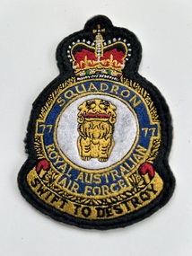Badge (Item) - RAAF 77 Squadron Crest Patch