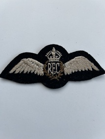 Badge (Item) - Royal Flying Corps Pilot Brevet Blue WW1