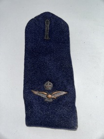 Uniform (Item) - RAAF Epaulette Blue With Small Bronze Eagle And Crown Badge