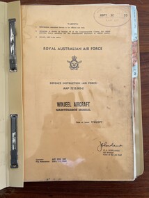 Document (Item) - (SP) AAP 7212.003-2 Winjeel Maintenance Manual