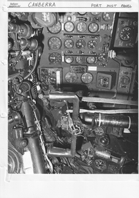 Manual (Item) - (SP) Internal photos covering cockpit instrumentation - Canberra