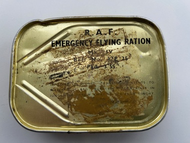 Container (Item) - RAF Emergency Flying Ration MK IV Ref. No.27P/25 PKD 3/55