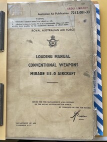 Manual (Item) - (SP) AAP 7213.001-33 Mirage IIIO Loading Conventional Weapons