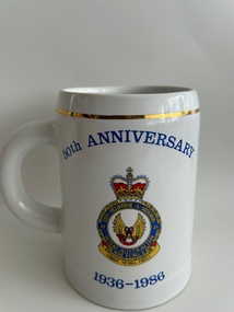 Souvenir (Item) - RAAF No.21 Squadron City Of Melbourne 50th Anniversary Mug 1936-1986