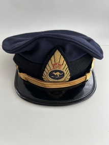 Uniform (item) - Australian Airlines Pilots Cap With Embroidered Logo On Front