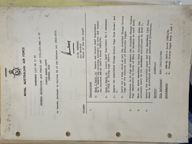 Manual (Item) - (SP) AAP 7276.019-3MB1 to B2 Single Barrel Servo Control Jack Amendment List 12