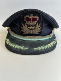 Uniform (item) - Ansett Airlines Pilot's Cap With Bullion Embroidered  Badge