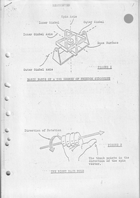 Document (Item) - (SP) Diagrams relating to Gyroscopes scientific use and effect