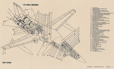 Document (Item) - F111C General Arrangement Right Interior Cutaway