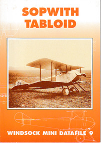 Magazine (item) - (SP) Windsock Mini Datafile No 009 - Sopwith Tabloid