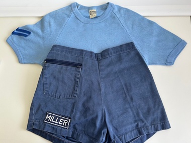 Uniform (item) - RAAF PT Shorts & T Shirt Owned By P.Miller A322258