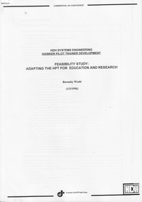 Document (item) - CAC History Adapting HdH trainer for education and research