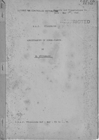 Document (item) - CAC History Aerodynamics of power plants by D Kuchemann MAP Volkenrode