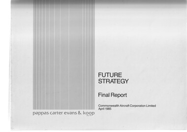 Document (item) - CAC History Future Strategy April 1985